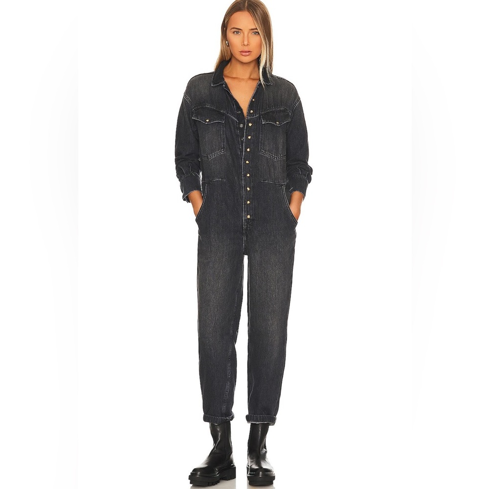 x Care Free People Townes Jumpsuit in Black - NEW